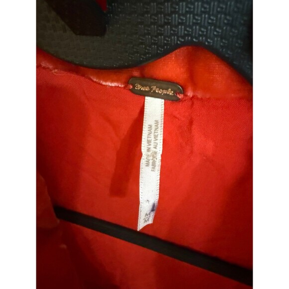 Free People Viola Velvet Romper M - Picture 4 of 7